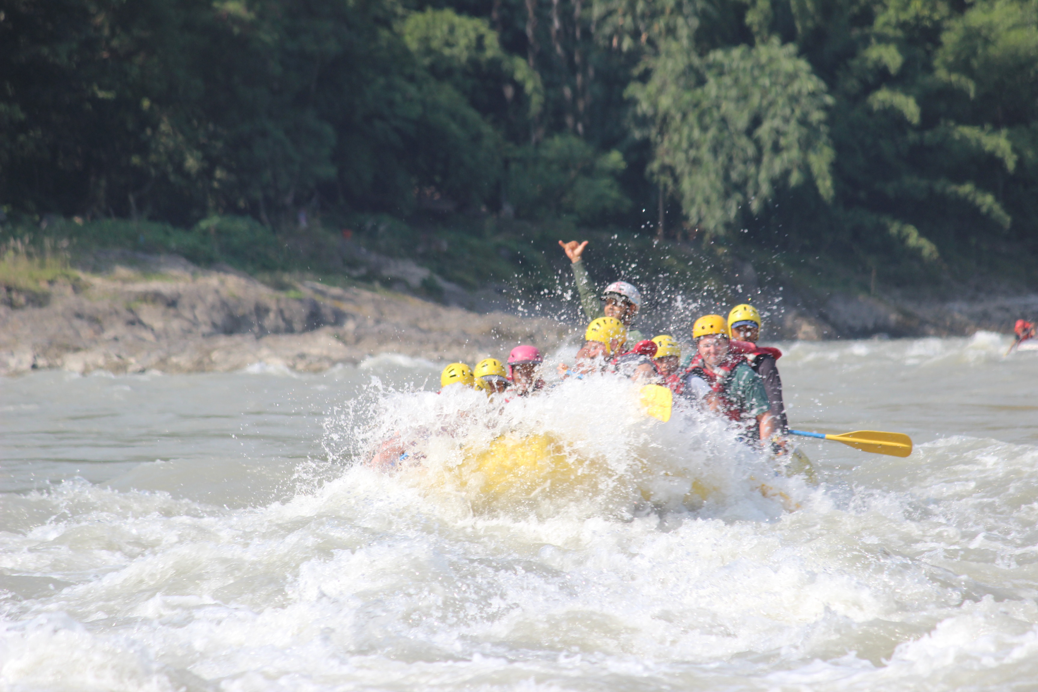 Splashing Karnali
